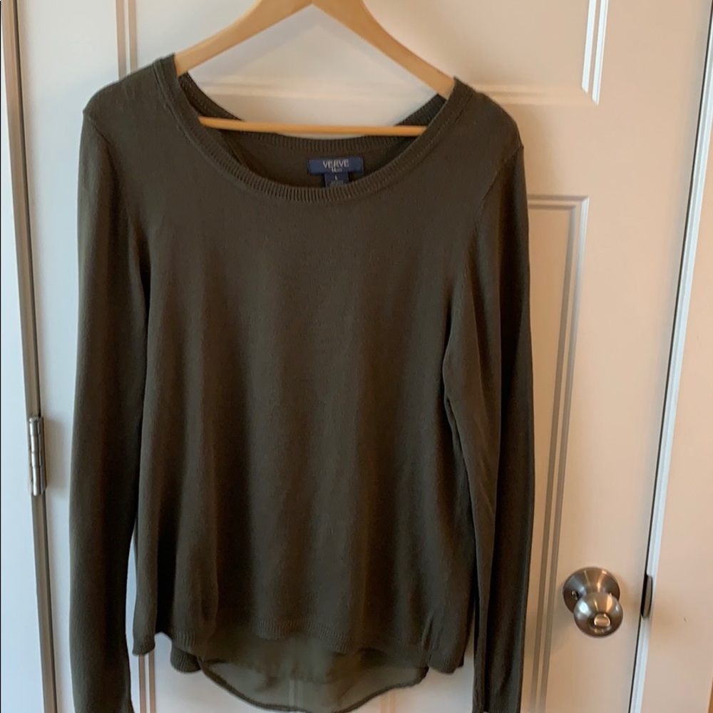 Green sweater